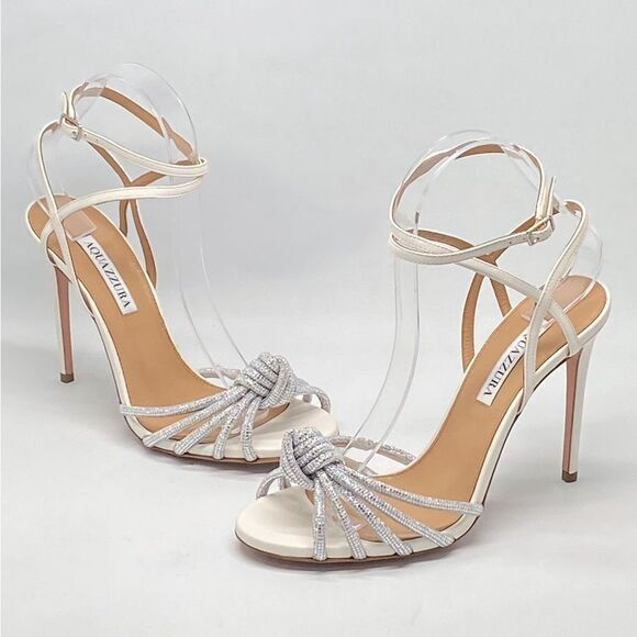 Aquazzura  Celeste Degrade Embellished Sandals size 38 - Picture 3 of 14